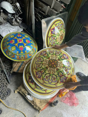 Phụ kiện mái kính sắt mỹ thuật